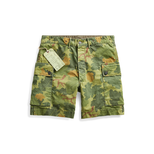 Camo Poplin Cargo Short RRL 1