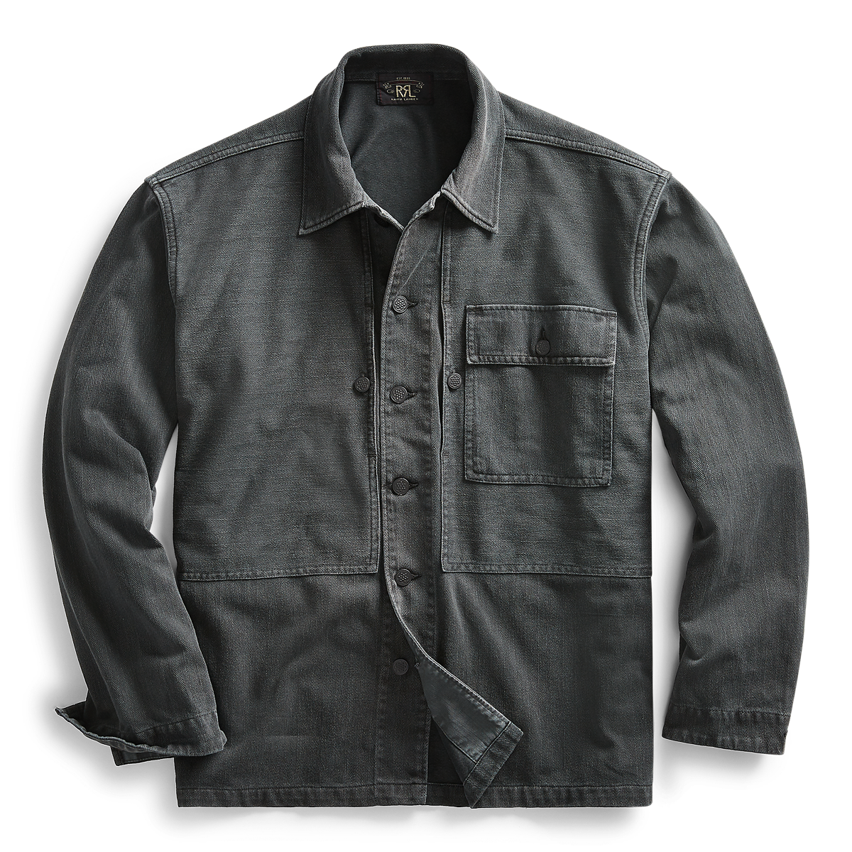 Herringbone Twill Overshirt