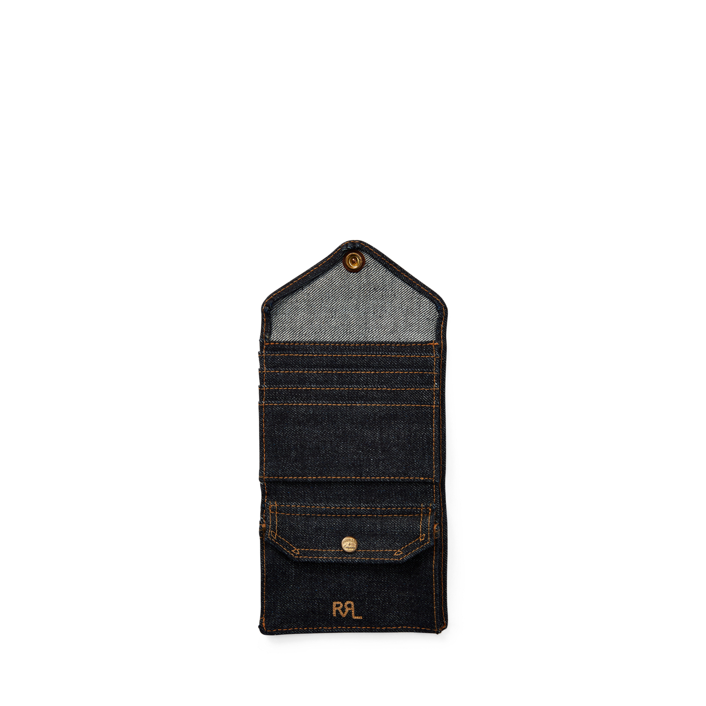 Мужской кошелёк Ralph Lauren Indigo Denim Billfold Wallet, цвет: Индиго — фото 2