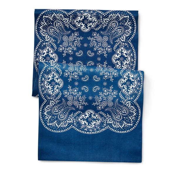 Bandanna-Print Satin Scarf RRL 1