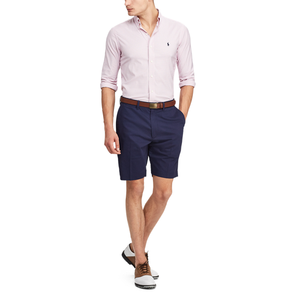Pink Flamingo Performance Twill Golf Shirt RLX 3