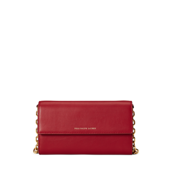 Nappa Leather Chain Wallet Polo Ralph Lauren 1