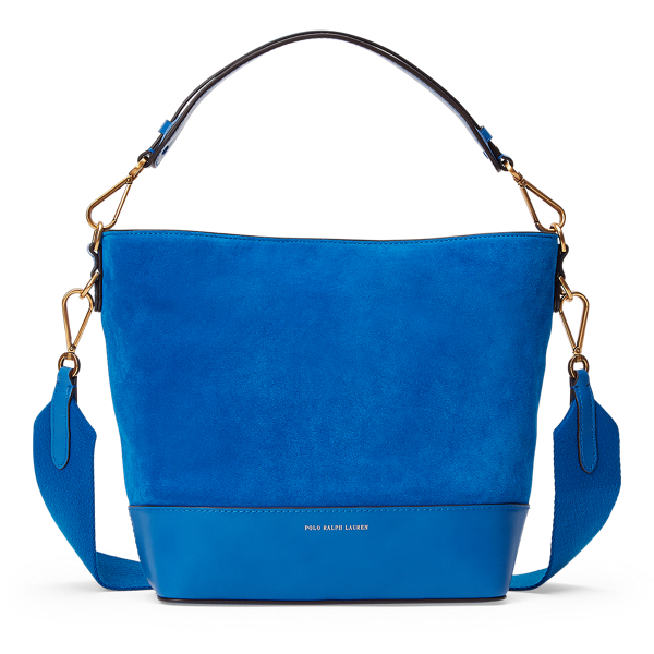 Suede Small Hobo Bag Polo Ralph Lauren em 1