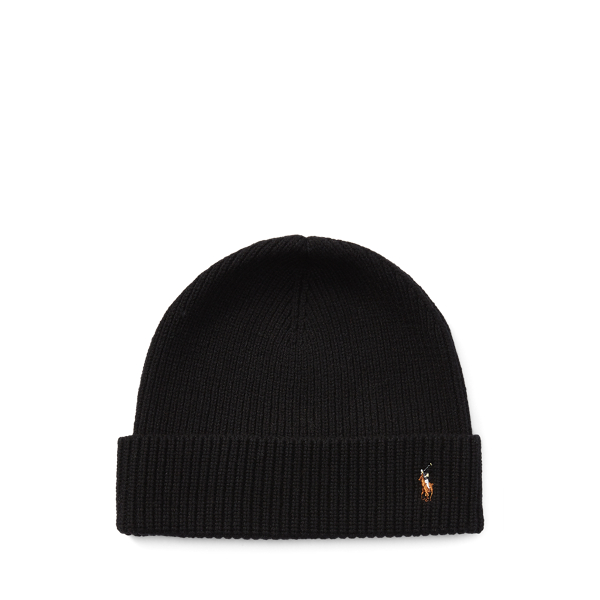 Polo Black Merino Wool Watch Hat Polo Ralph Lauren 1