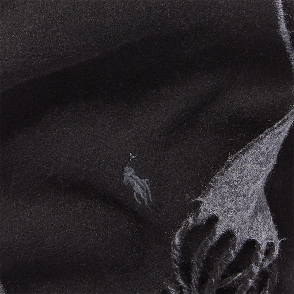 Black/Charcoal Reversible Scarf Polo Ralph Lauren 2