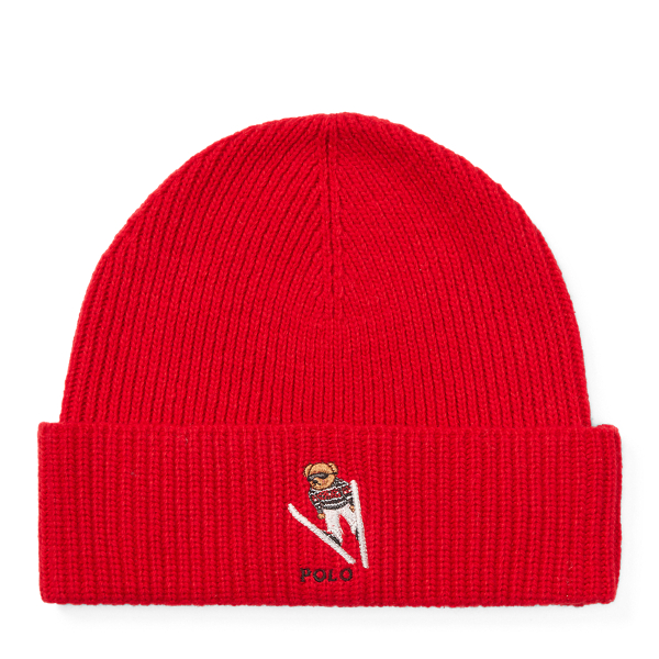 Polo bear ski hat hotsell