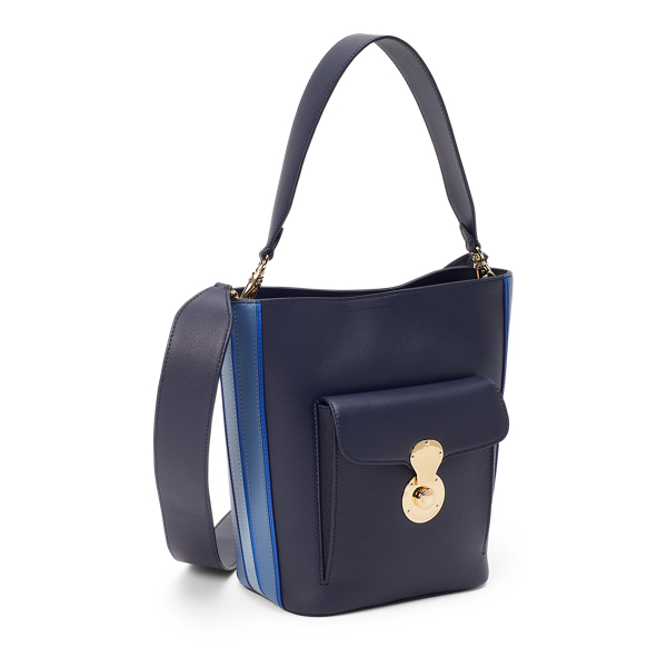 Midnight Calfskin Mini Bucket Bag Ralph Lauren Collection 2