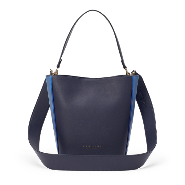 Midnight Calfskin Mini Bucket Bag Ralph Lauren Collection 3