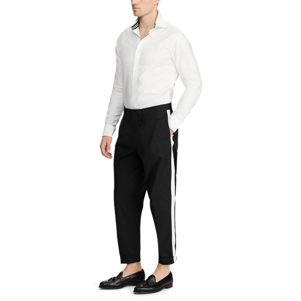 Black RLX Tapered Fit Stretch Trouser Purple Label 3