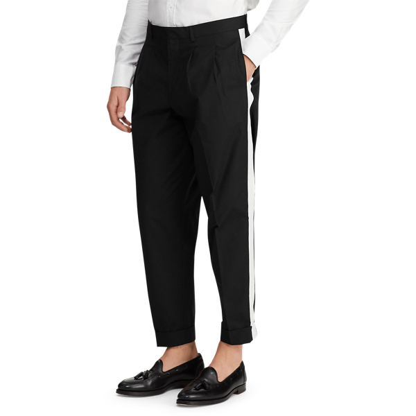 Black RLX Tapered Fit Stretch Trouser Purple Label 4