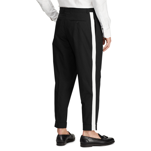 Black RLX Tapered Fit Stretch Trouser Purple Label 5