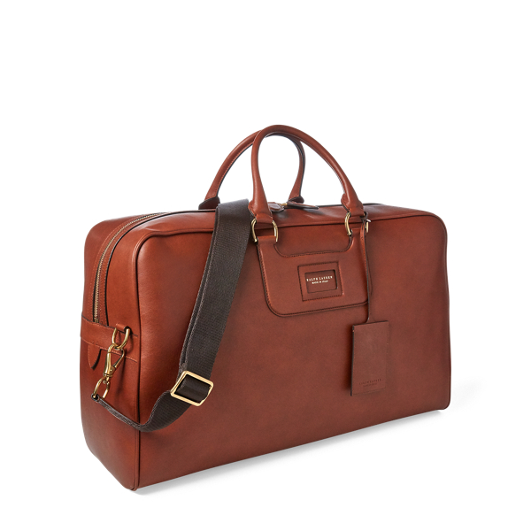Chestnut Calfskin Duffel Bag Purple Label 2