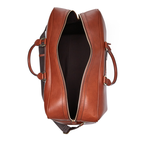 Chestnut Calfskin Duffel Bag Purple Label 4