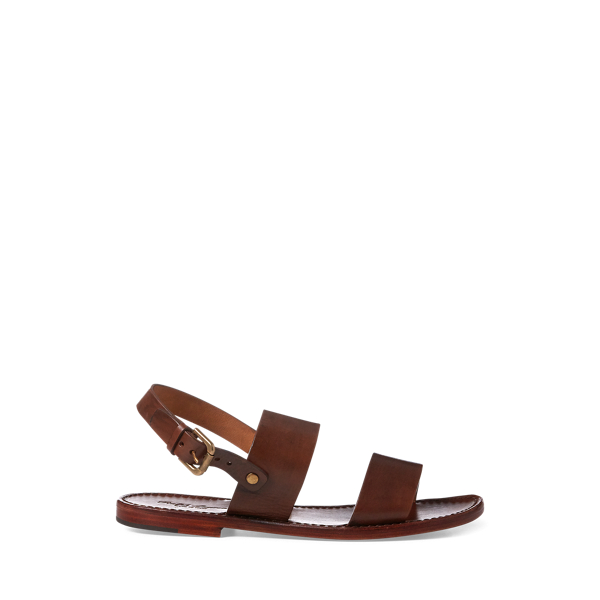 Jayce Burnished Leather Sandals Purple Label 1
