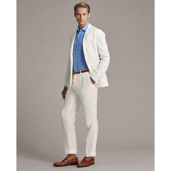 Off White RLX Hadley Linen Sport Coat Purple Label 3