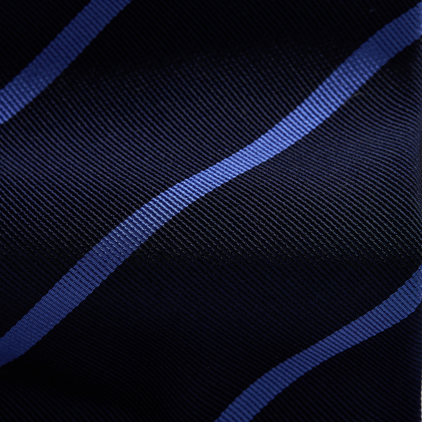 Детские галстуки Ralph Lauren Striped Silk Repp Tie, цвет: Тёмно-синий / Синий — фото 2