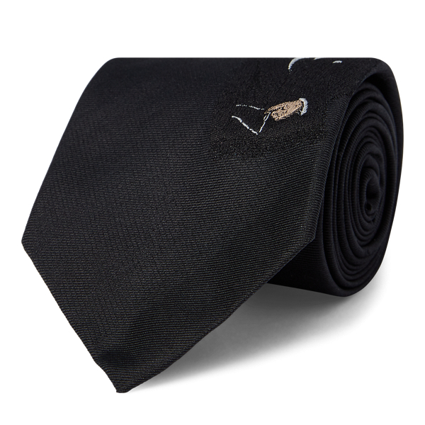 Silk Jacquard Tie Purple Label 1