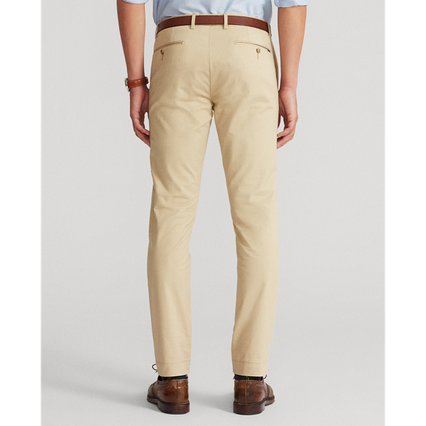 Classic Khaki Stretch Tailored Slim Fit Chino Trouser Polo Ralph Lauren 4