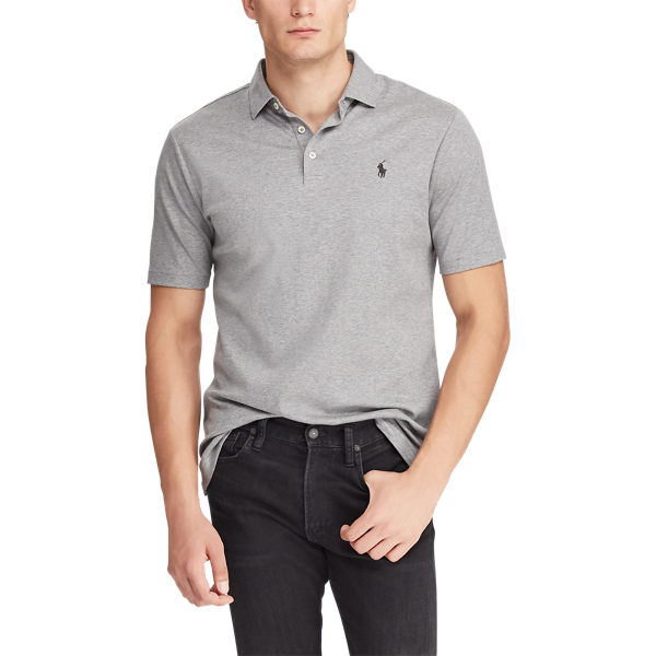 Polo in morbido cotone Classic-Fit Polo Ralph Lauren in Acciaio m&eacute;lange 5