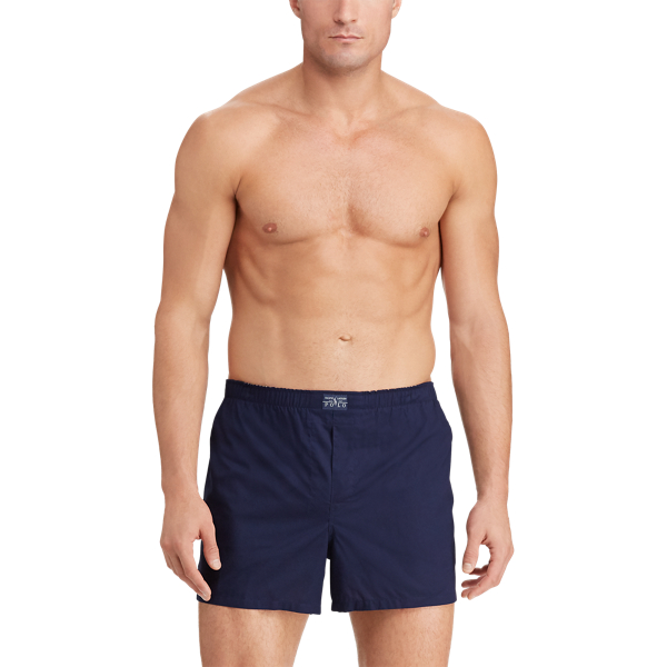 3pk Milton/Navy/Royal Aop Woven Cotton Boxer 3-Pack Polo Ralph Lauren 6