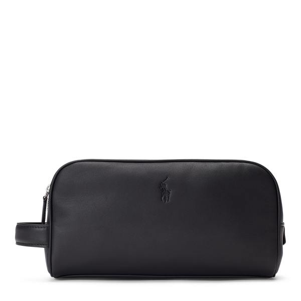 Trousse de rasage en cuir et reps Polo Ralph Lauren en 1
