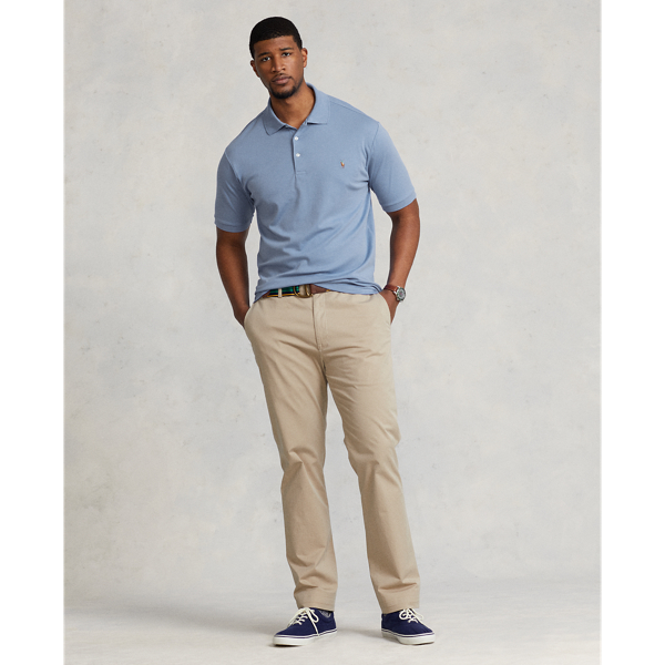 Harbor Island Blue Soft Cotton Polo Shirt Big & Tall 3