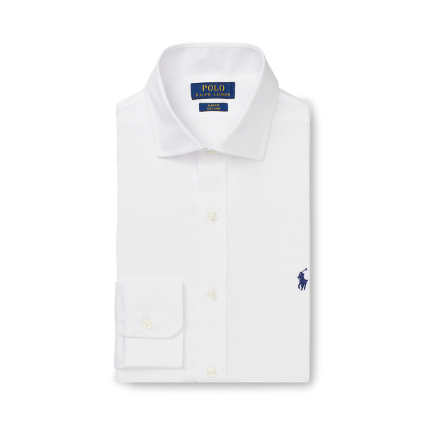 Chemise cintr&eacute;e en dobby Polo Ralph Lauren en 1