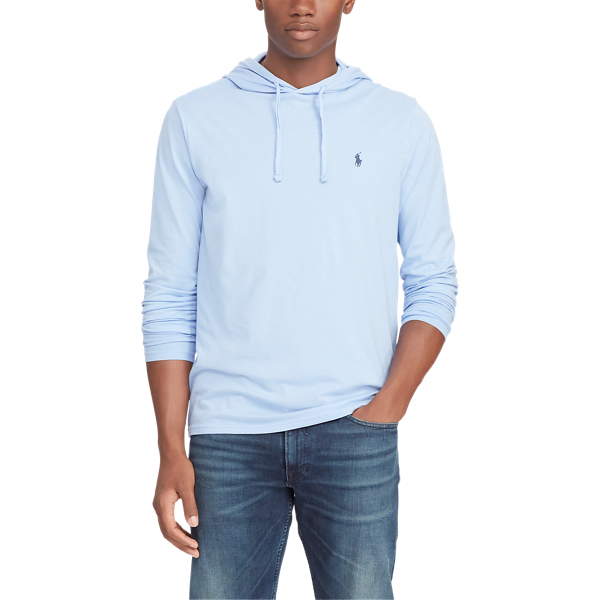 Maglietta in jersey con cappuccio Polo Ralph Lauren in Blu Austin 3