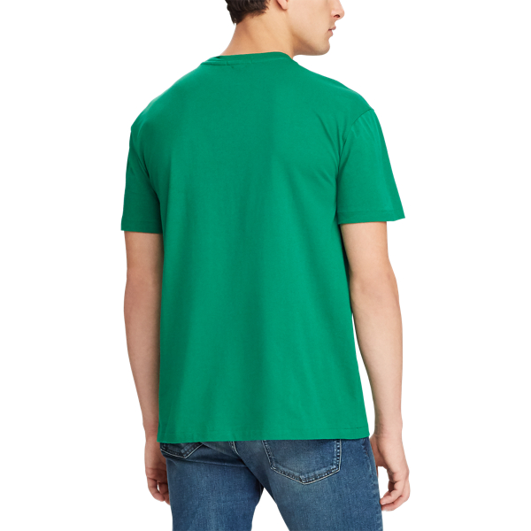 Classic Fit Cotton Graphic Tee Polo Ralph Lauren em English Green 5
