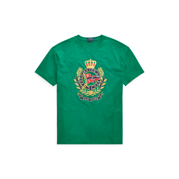 Classic Fit Cotton Graphic Tee Polo Ralph Lauren em English Green 2