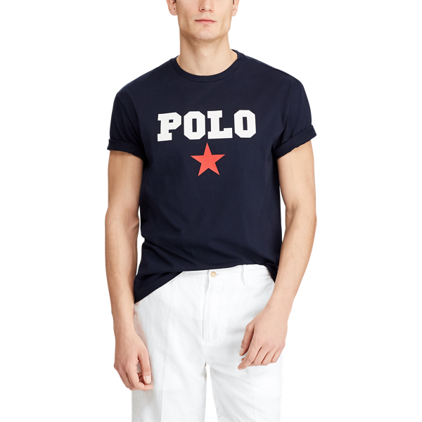 Aviator Navy Classic Fit Cotton Graphic Tee Polo Ralph Lauren 5