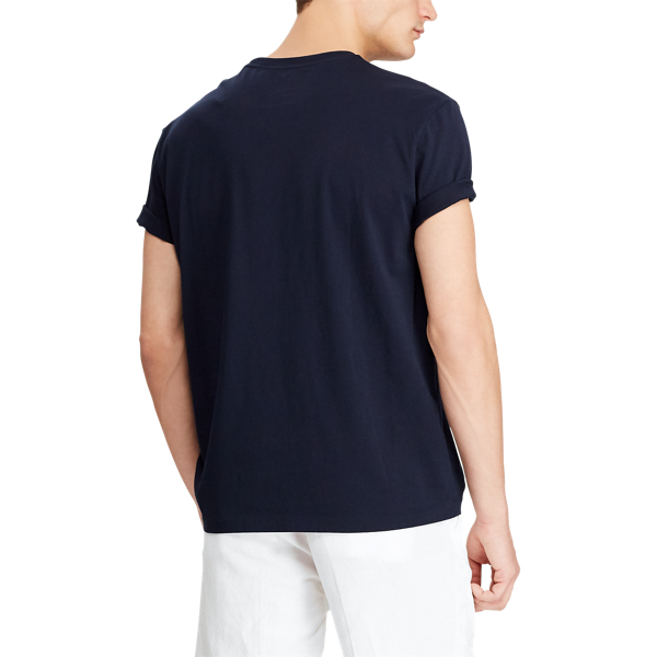 Aviator Navy Classic Fit Cotton Graphic Tee Polo Ralph Lauren 6