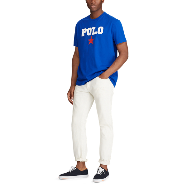 Sapphire Star Classic Fit Cotton Graphic Tee Polo Ralph Lauren 4