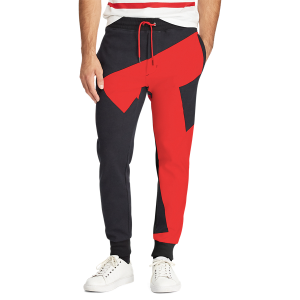 Black Double-Knit Graphic Jogger Polo Ralph Lauren 4