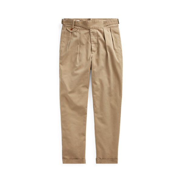 Relaxed Fit Pleated Chinos for Men Ralph Lauren CH