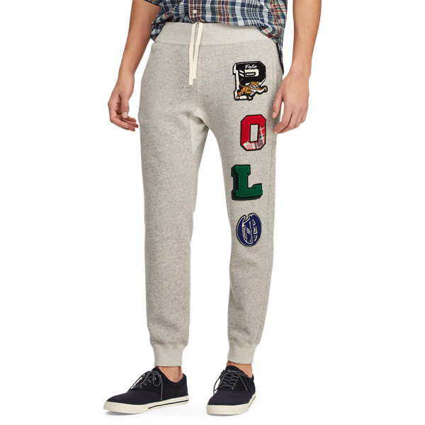 Polo Fleece Jogger Polo Ralph Lauren em Loft Heather 3