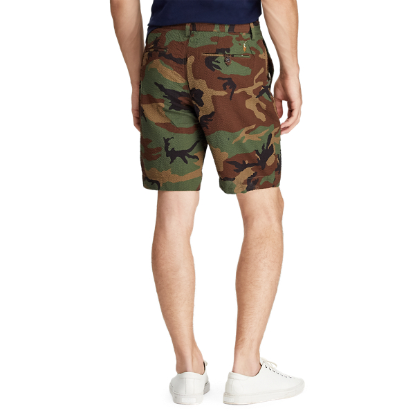 Surplus Camo Classic Fit Seersucker Short Polo Ralph Lauren 5