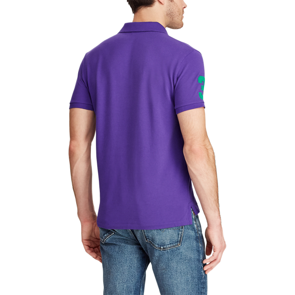 Purple Cactus Classic Fit Mesh Polo Shirt Polo Ralph Lauren 4
