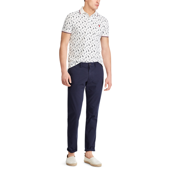 Blackwatch Sailboat Custom Slim Fit Mesh Polo Polo Ralph Lauren 4
