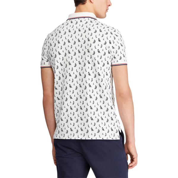 Blackwatch Sailboat Custom Slim Fit Mesh Polo Polo Ralph Lauren 6