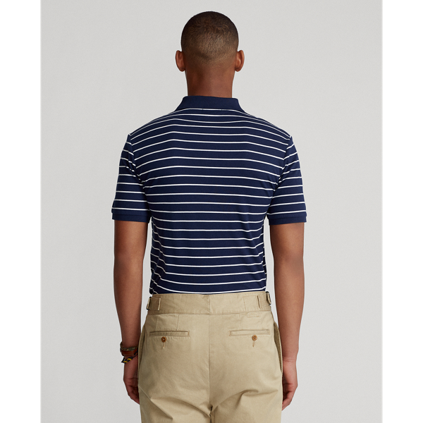 Polo mano morbida Custom Slim-Fit Polo Ralph Lauren in Refined Navy/White 5