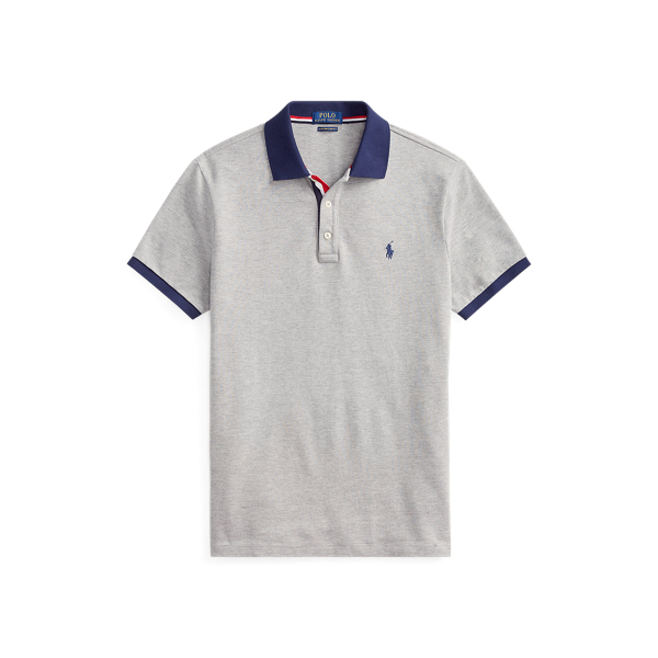 Custom Slim Fit Mesh Polo Shirt Polo Ralph Lauren 1