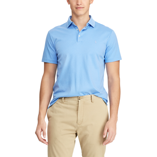 Mini Polka Dot Custom Slim Fit Interlock Polo Polo Ralph Lauren 4