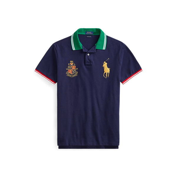 Custom-Slim-Fit Polo aus Piqu&eacute;