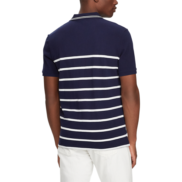 T-Shirt mit Captain Bear Polo Ralph Lauren in Kreuzfahrt-Navy/Wei&szlig; 6