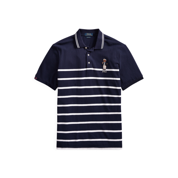 T-Shirt mit Captain Bear Polo Ralph Lauren in Kreuzfahrt-Navy/Wei&szlig; 2