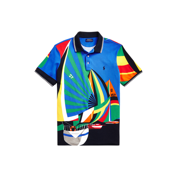 Classic Fit Sailing Boat Mesh Polo Polo Ralph Lauren 1