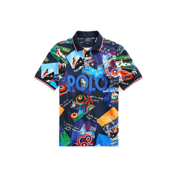 Classic Fit Print Mesh Polo Polo Ralph Lauren 1