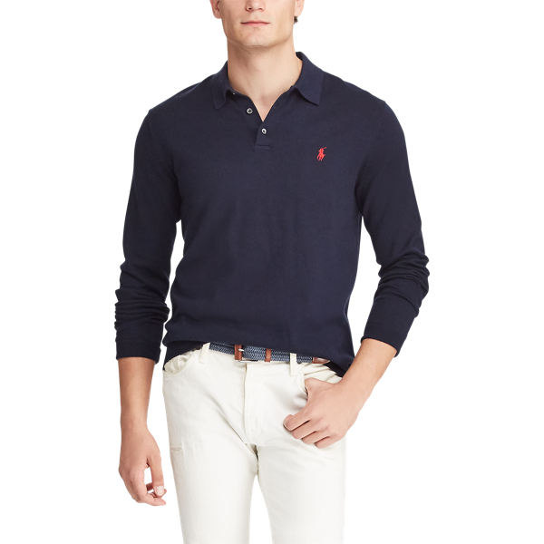 Hunter Navy Cotton Polo Jumper Polo Ralph Lauren 4