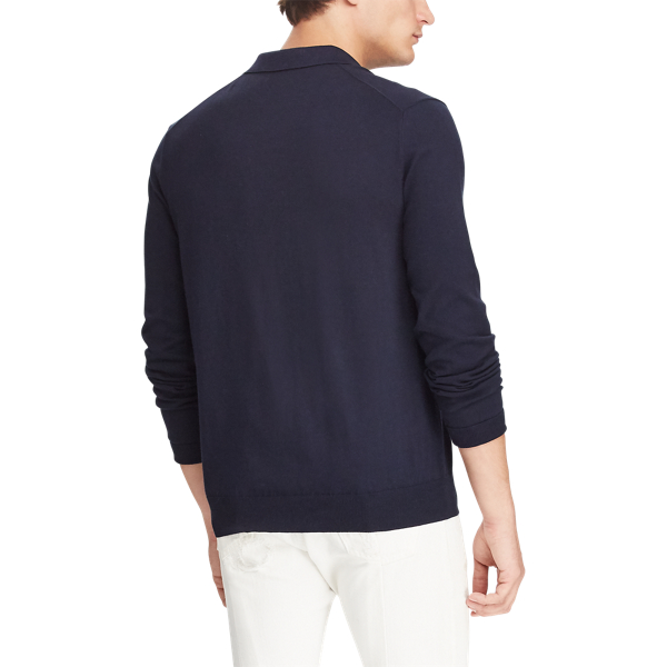 Hunter Navy Cotton Polo Jumper Polo Ralph Lauren 5
